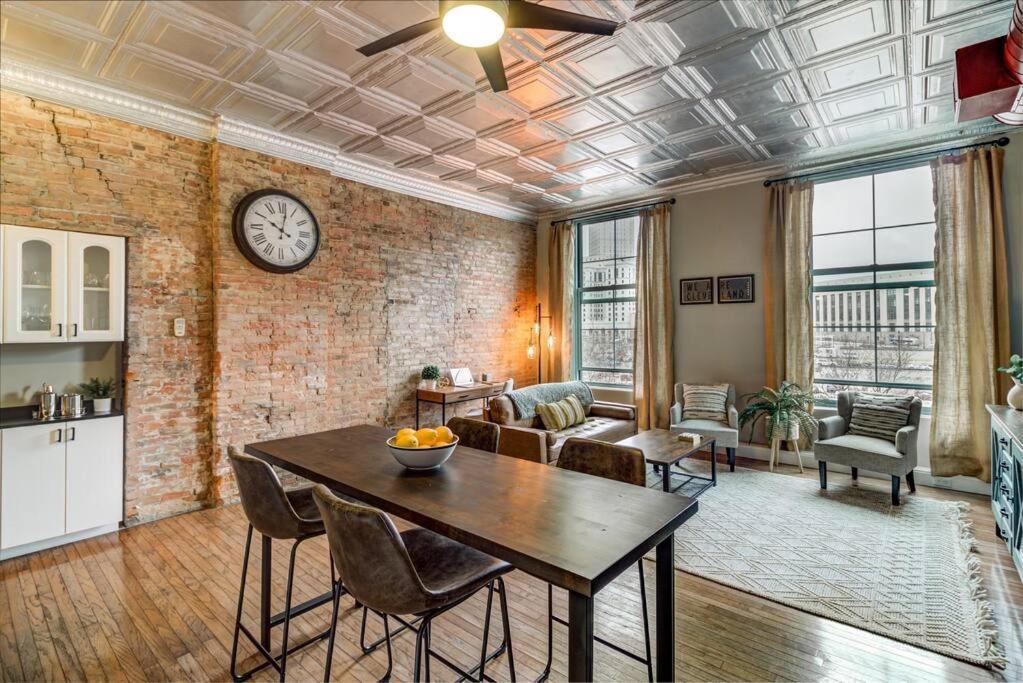 Good Vibes Loft - Dt Cle Walk To All The Stadiums Cleveland Exterior foto